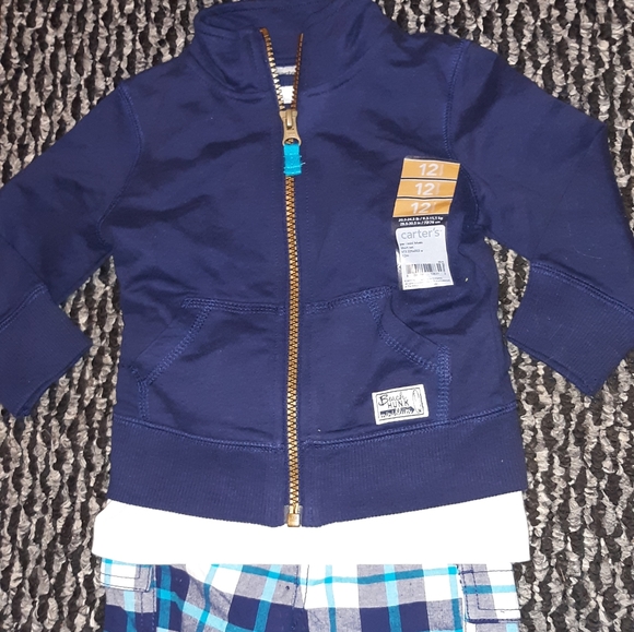NWT Carter's Beach Cutie 3 PC Shorts Jacket Set 12 - Picture 8 of 14